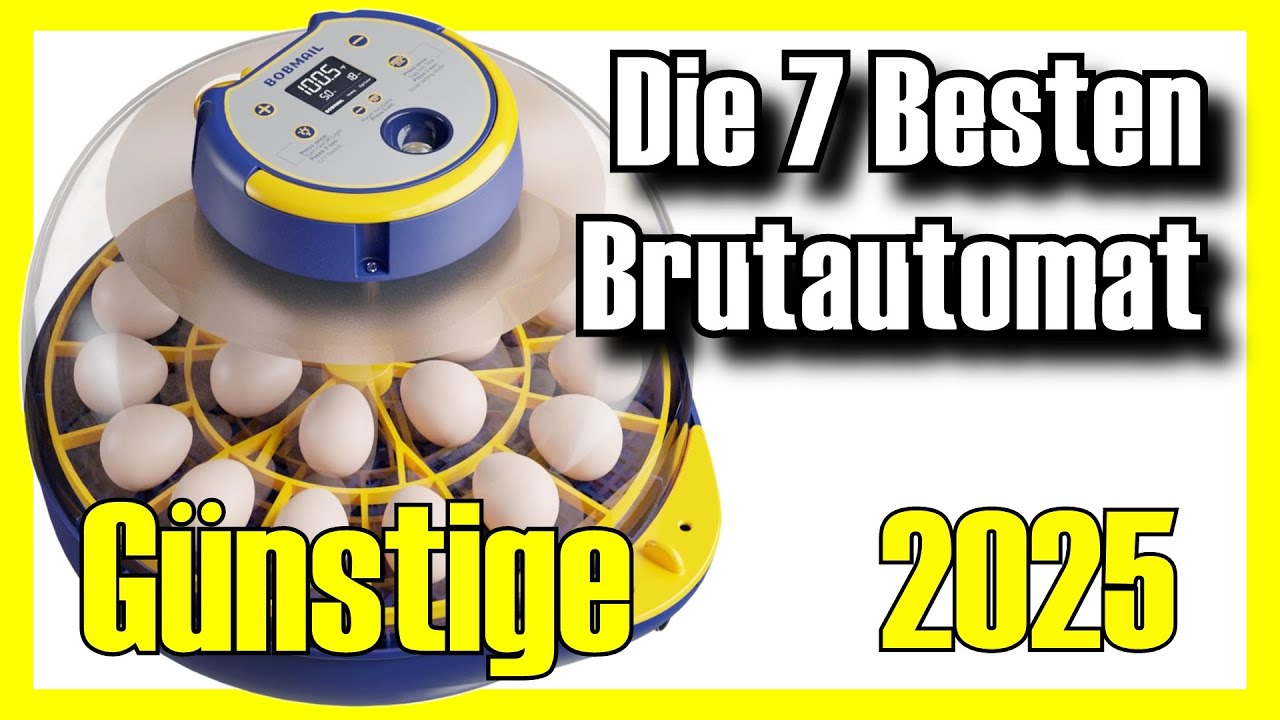 🥚🐥 Die 7 Besten Brutmaschinen von Amazon im Preis-Leistungs-Verh&auml;ltnis [2025]✅[G&uuml;nstige] Brutautomat