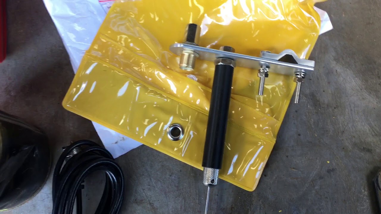 Quarantine CB Groundplane install