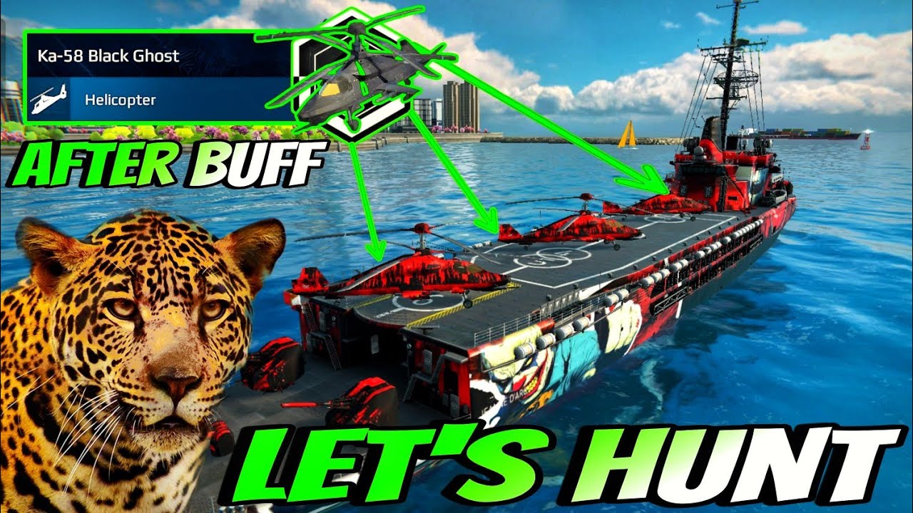 KA-58 BLACK GHOST - After Buff 3x With FS Jeanne d'Arc 🔥 Like Killing Machine ☠️- Modern Warships 