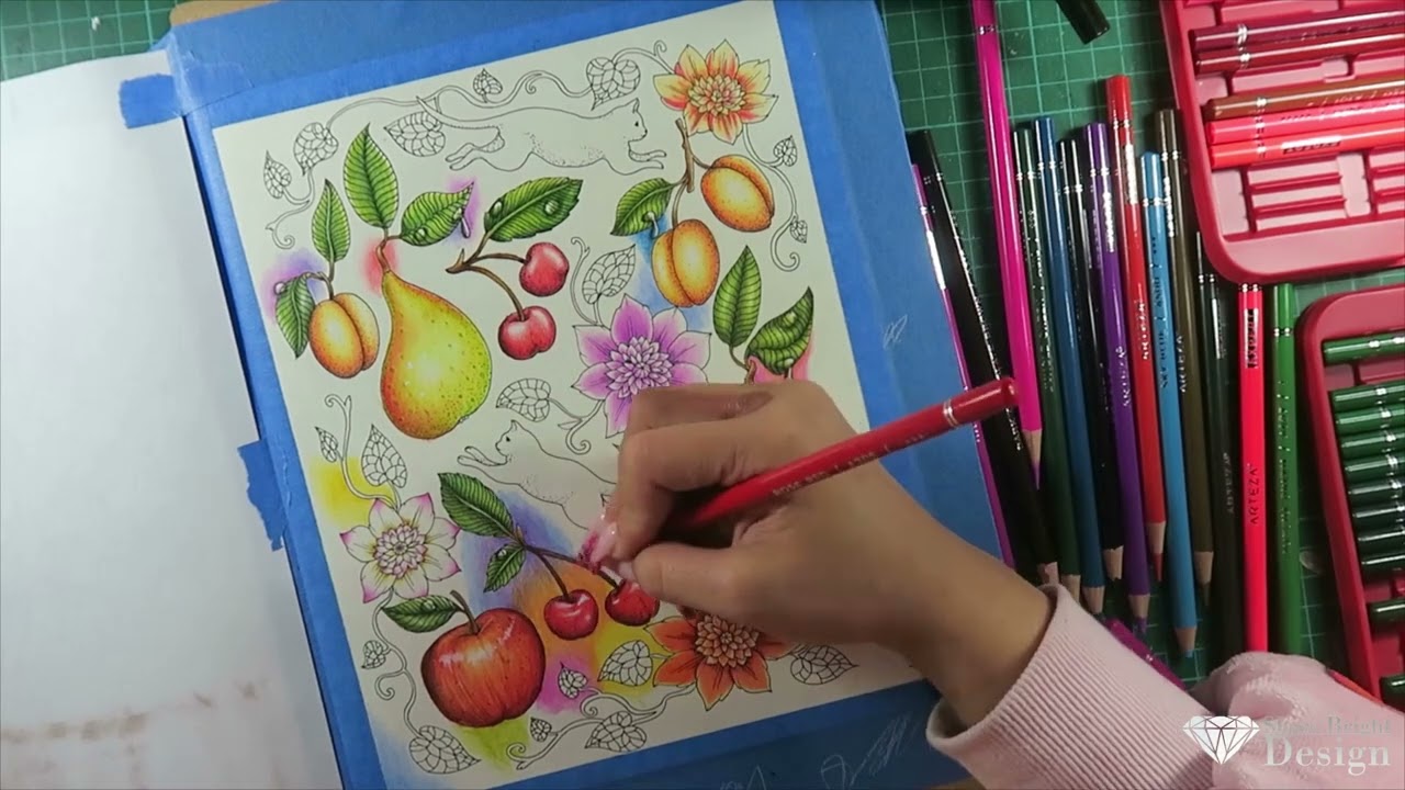 Maria trolle bloomstermandala pears cherries peaches and flowers timlapse