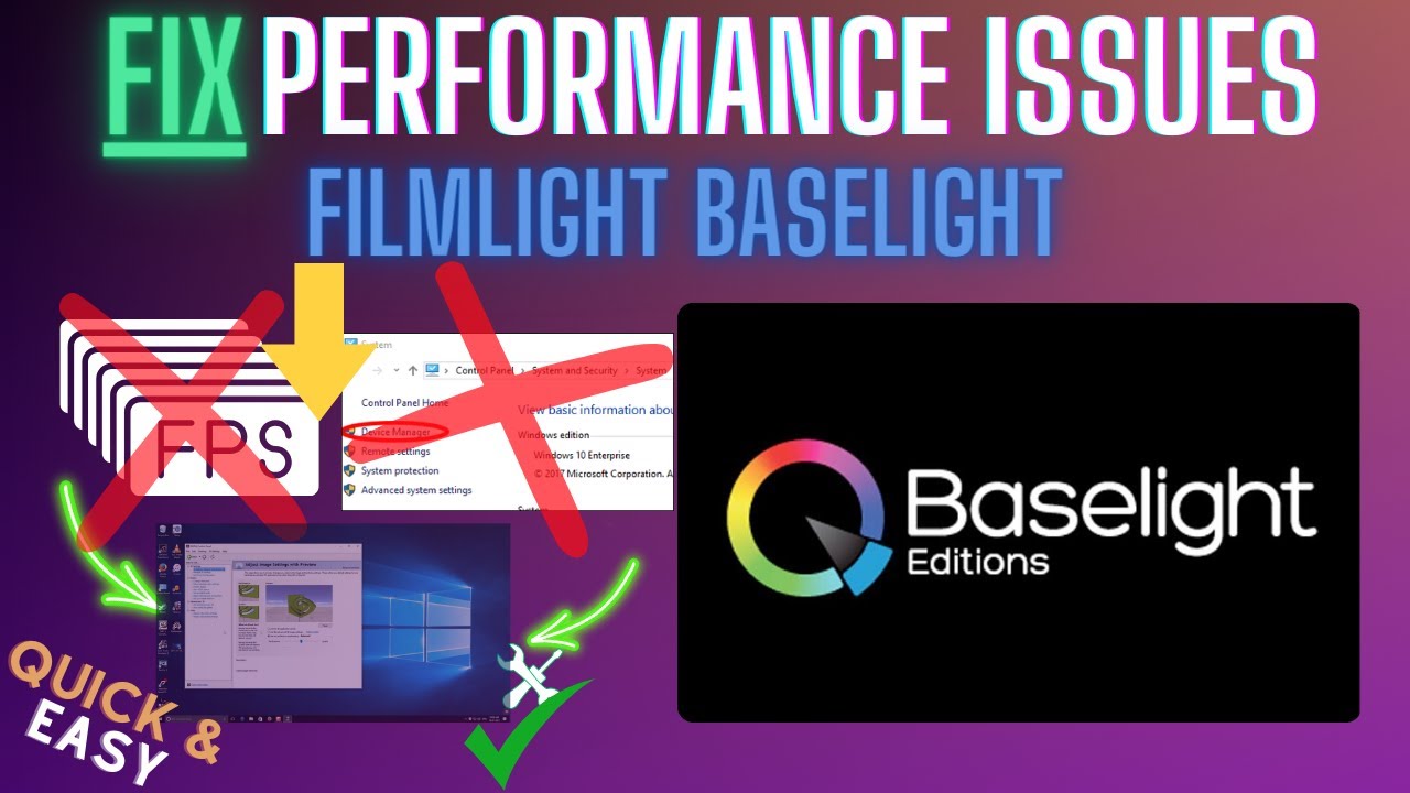 Baselight Lag Fix – Fix Slow Playback, Cache Issues & UI Lag