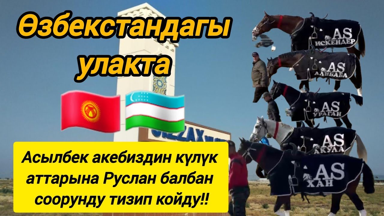 Асылбек акебиздин күлүк аттарында Руслан балбан соорунду тизип койду Машааллах 🇰🇬💥💥💥