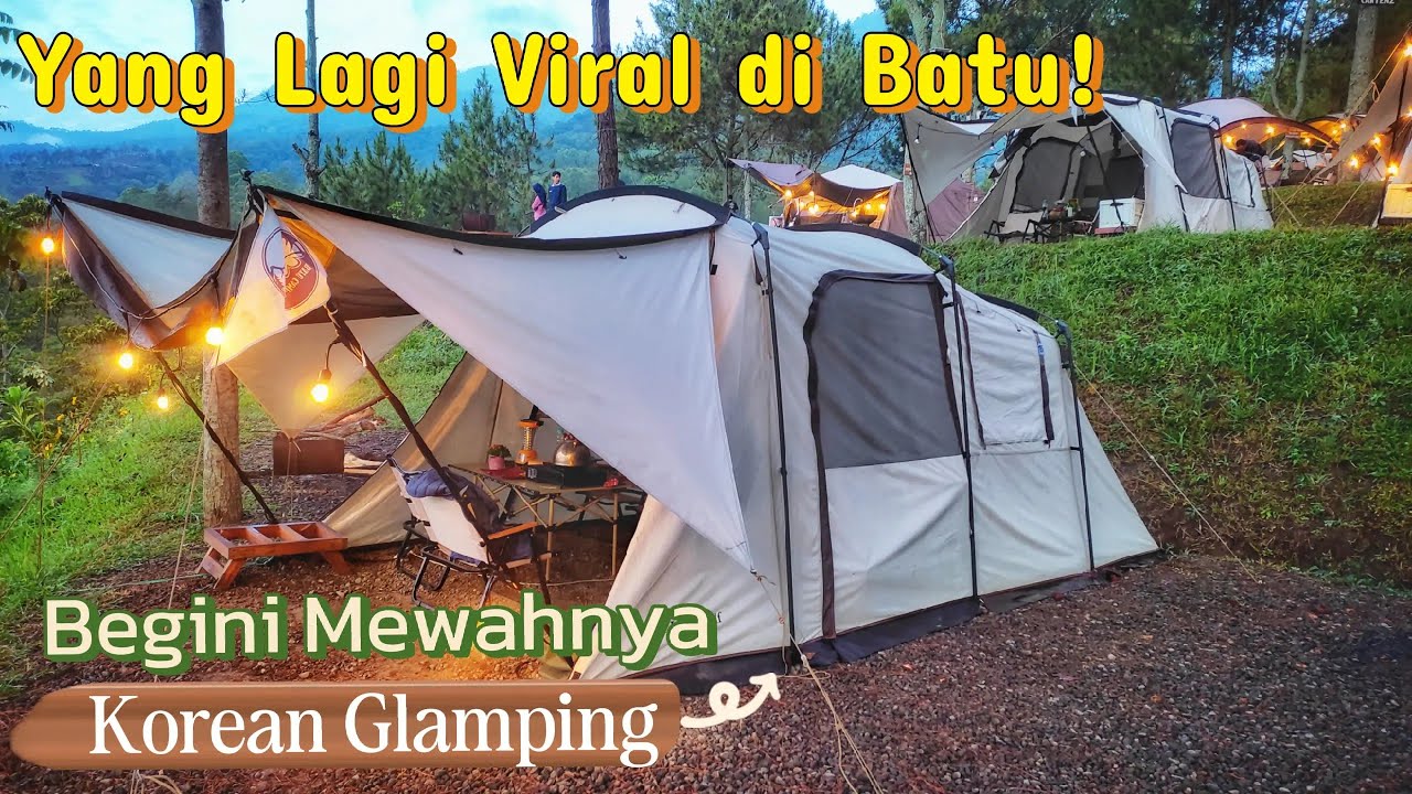 ADA KOREAN GLAMPING DI KOTA BATU, PANTESAN VIRAL❗️❗️❗️ MEWAH DAN KEREN BANGET TERNYATA 😍