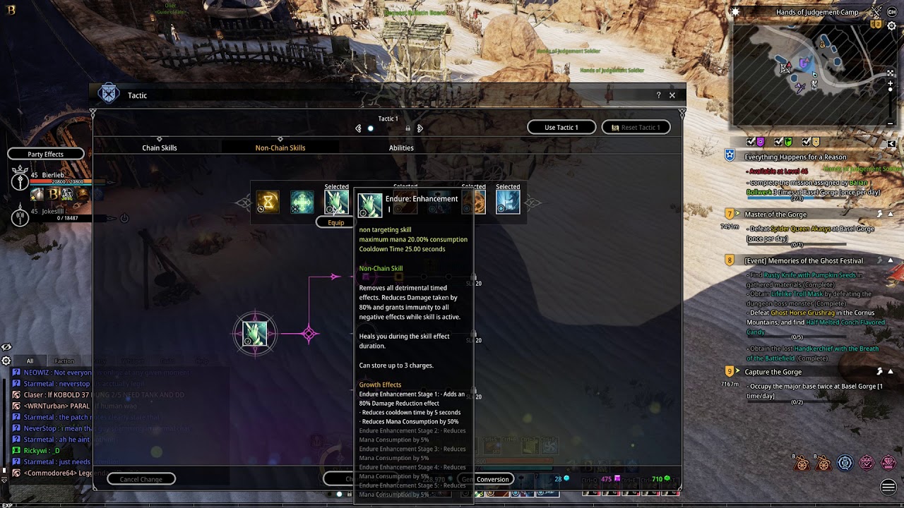 Bless Online - Tactic Skills Paladin Lvl. 45