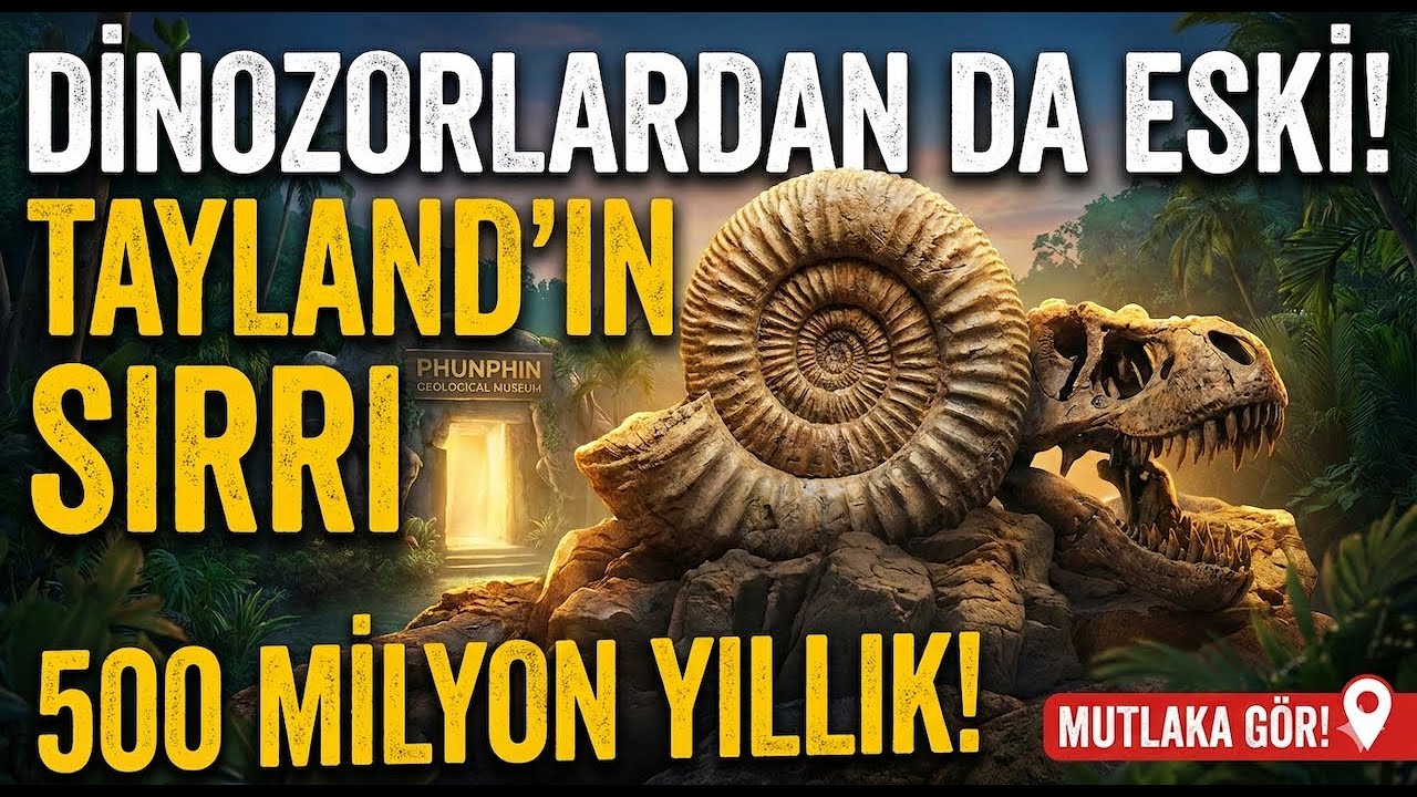 500 Milyon Yıllık Sır! 🦖🦴  Surat Thani’nin 