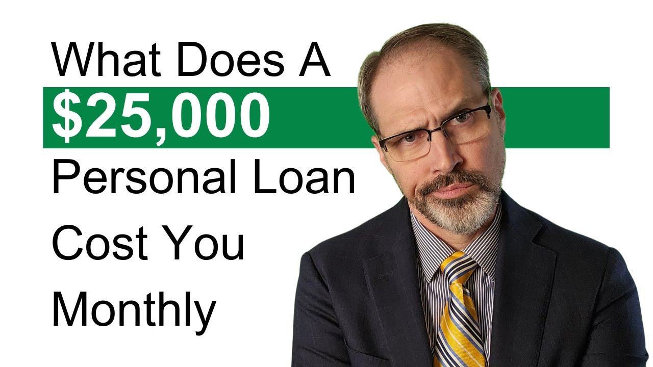 What is the monthly payment on a $25,000 personal loan? Can you afford it?