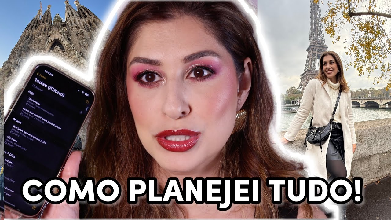 COMO PLANEJEI A VIAGEM PARA EUROPA? Contei tudo!