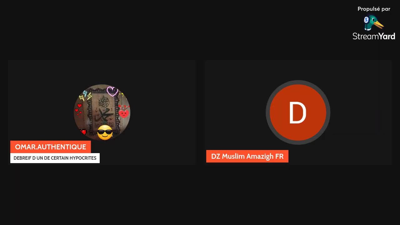 LIVE SUR LE TH&Egrave;ME DU MAHDI