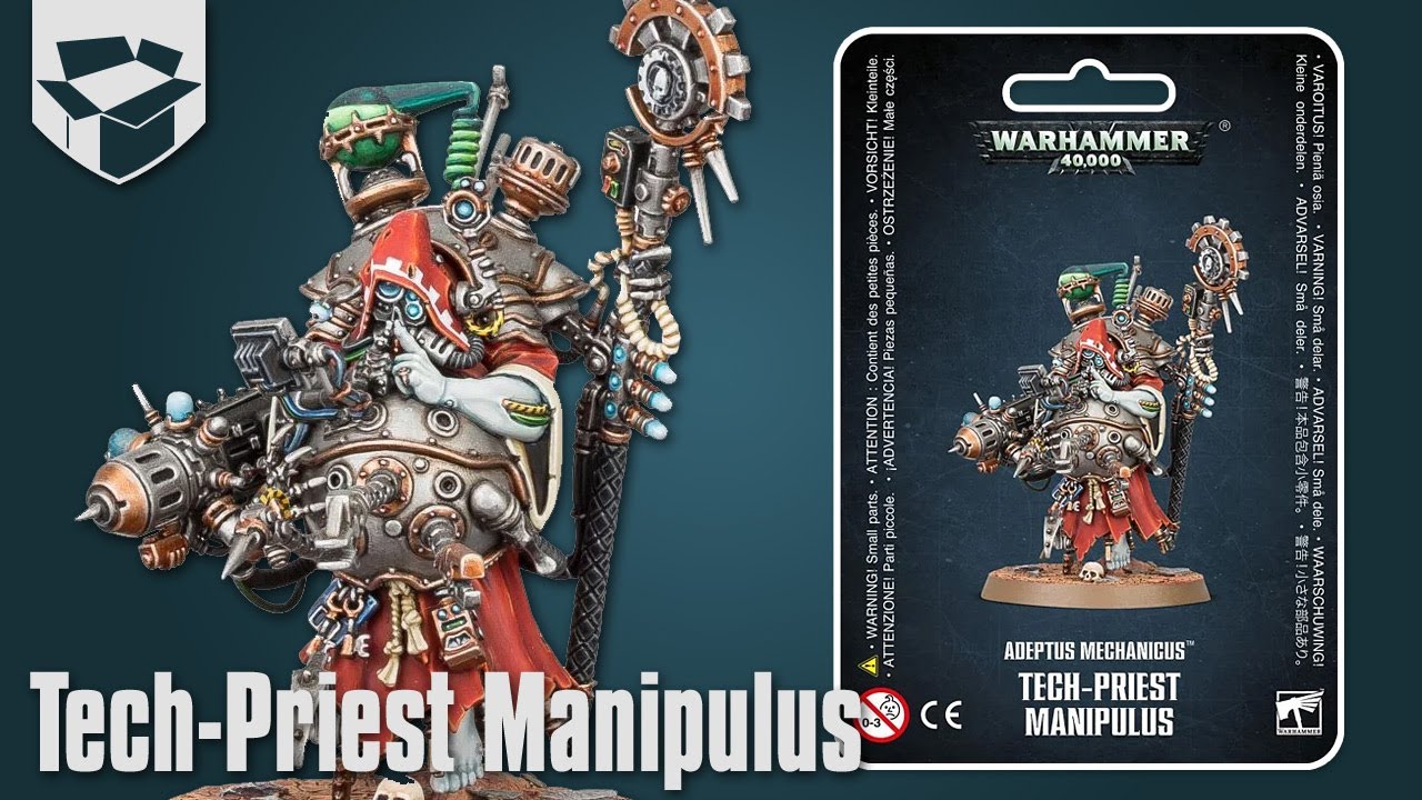 Распаковка - Adeptus Mechanicus Tech Priest Manipulus