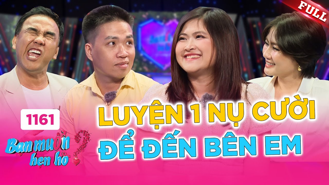 Bạn Muốn Hẹn Hò 1161B | Ông mai luyện cơ mặt cho chàng trai mặt buồn đi tỏ tình cô gái xinh đẹp.