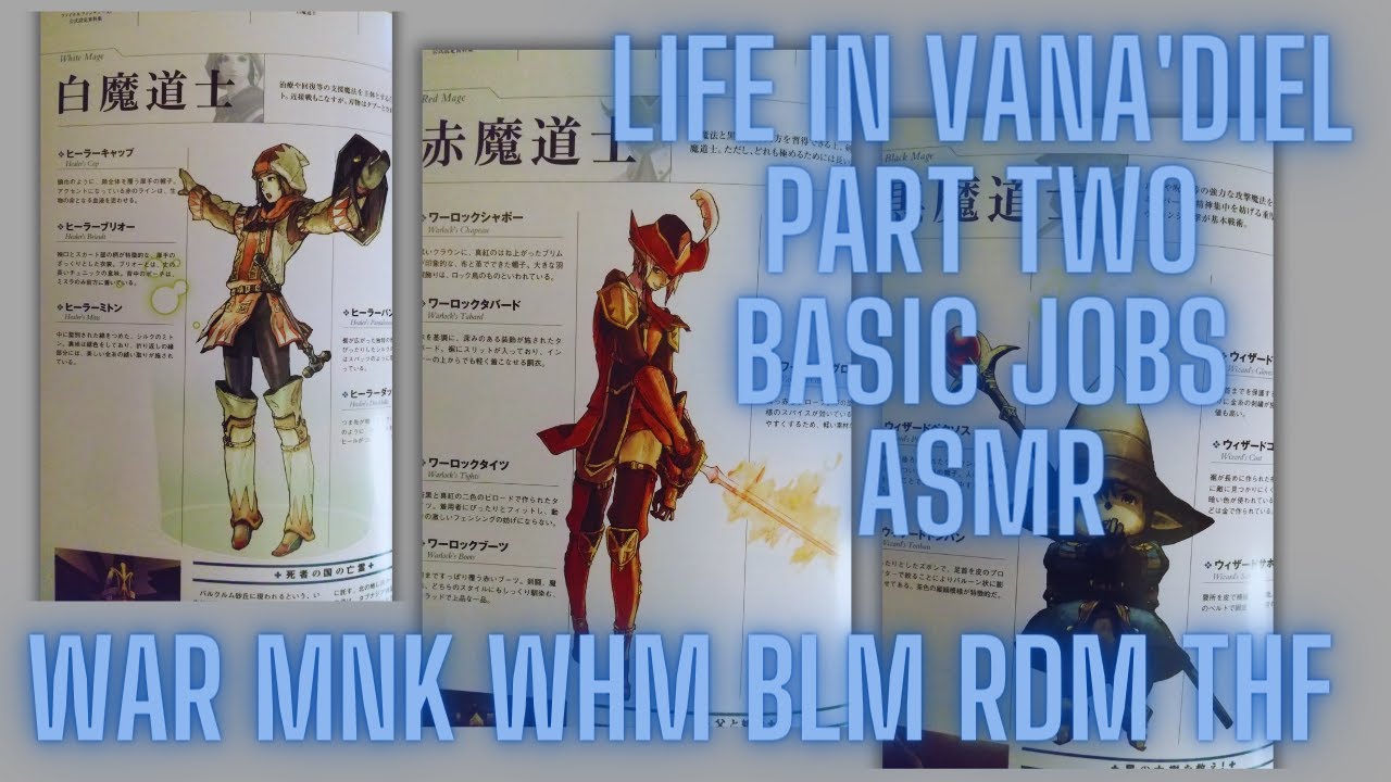 Life in Vana'diel Part Two. FFXI Basic Jobs.
