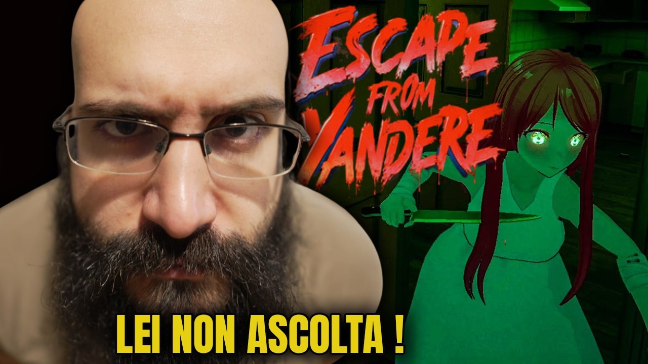 HORROR NIGHT Escape From Yandere Parte 2 - Io PARLO ma LEI non mi ASCOLTA !