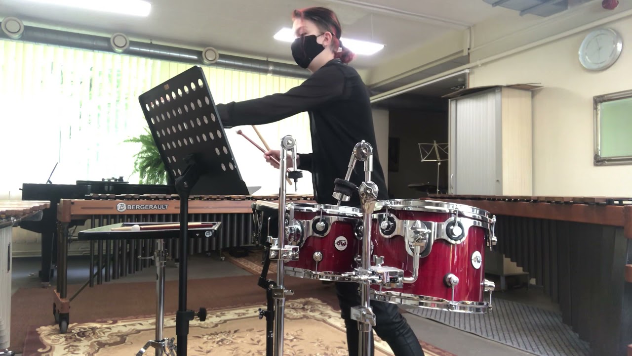 Ney Rosauro - Variations for four tom toms (Santa Jēkabsone)