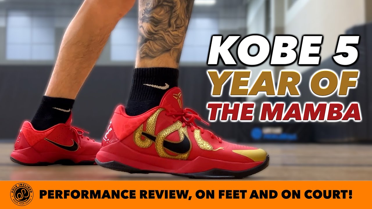 Nike Kobe 5 Protro 'Year of the Mamba University Red' In Depth Performance Review and On Feet!