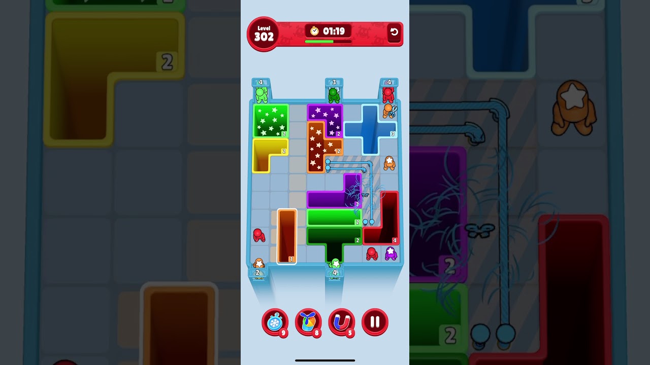 Drop Away:Color Puzzle Walkthrough Level 302 #dropaway #games #gaming #gameplay #walkthroughgameplay