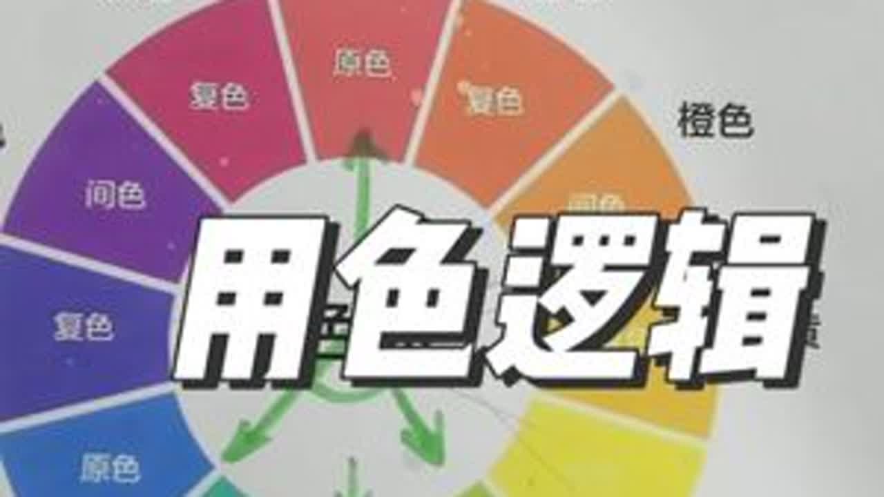 一条视频讲清楚用色逻辑！水彩教程 #水彩 #水彩教程 #绘画教程