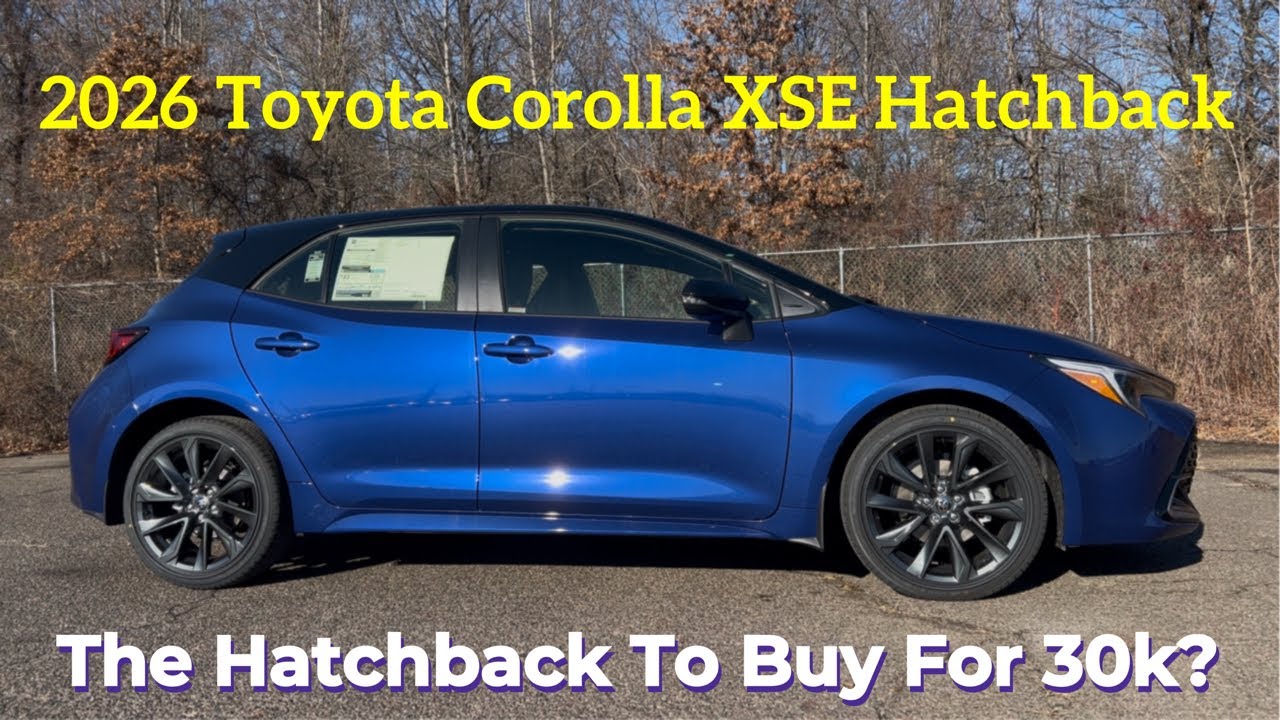 Toyota Corolla XSE Hatchback 2026 года: ЛУЧШИЙ хэтчбек за 30 000 долларов?