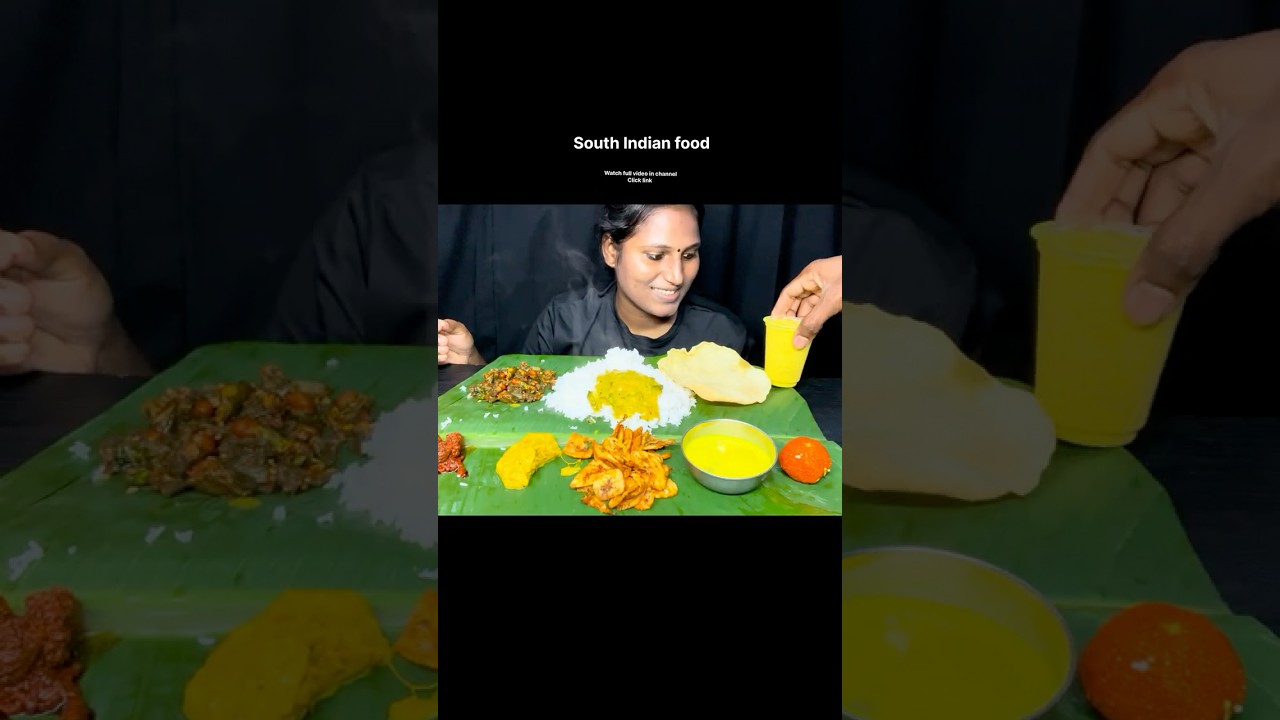 Watch Full Video in Channel | South Indian Food Eating Challenge | Short 1692