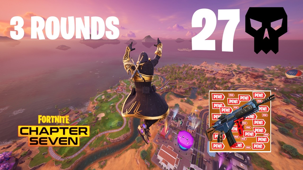 27 Elim Fortnite Zero Build Solo Pubs, 3 rounds C07S01