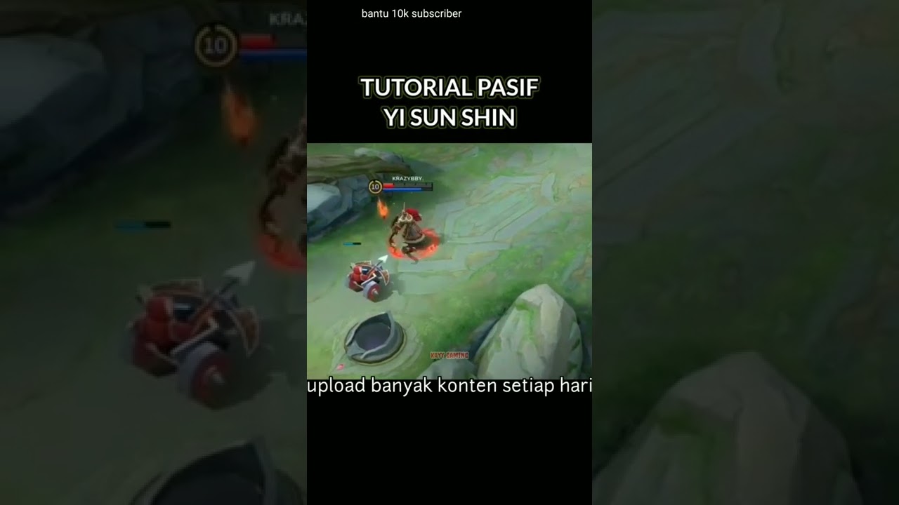 TUTORIAL MAJU MUNDUR PASIF YSS 😂#yisunshin #pasifyss #topglobalyss #ml #mlbb #mobilelegends #fyp