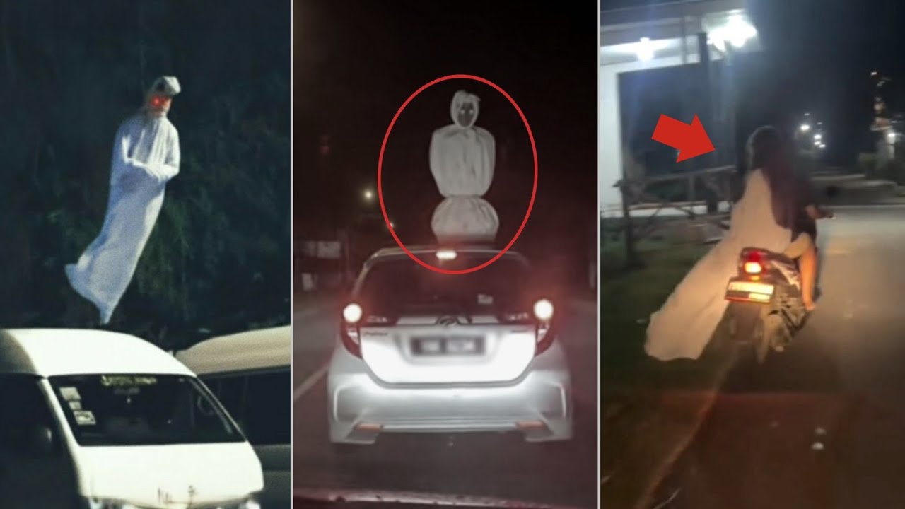 Geger, Pocong di atas Mobil Warga! 6 Kejadian Horor Penampakan Hantu yang Akhirnya Tertangkap Kamera
