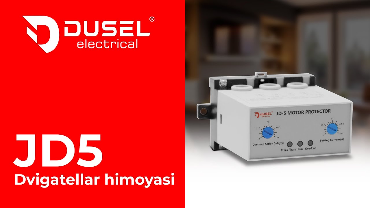 JD5 - Dvigatellar himoyasi uchun mo'ljallangan qurilma | Dusel electrical