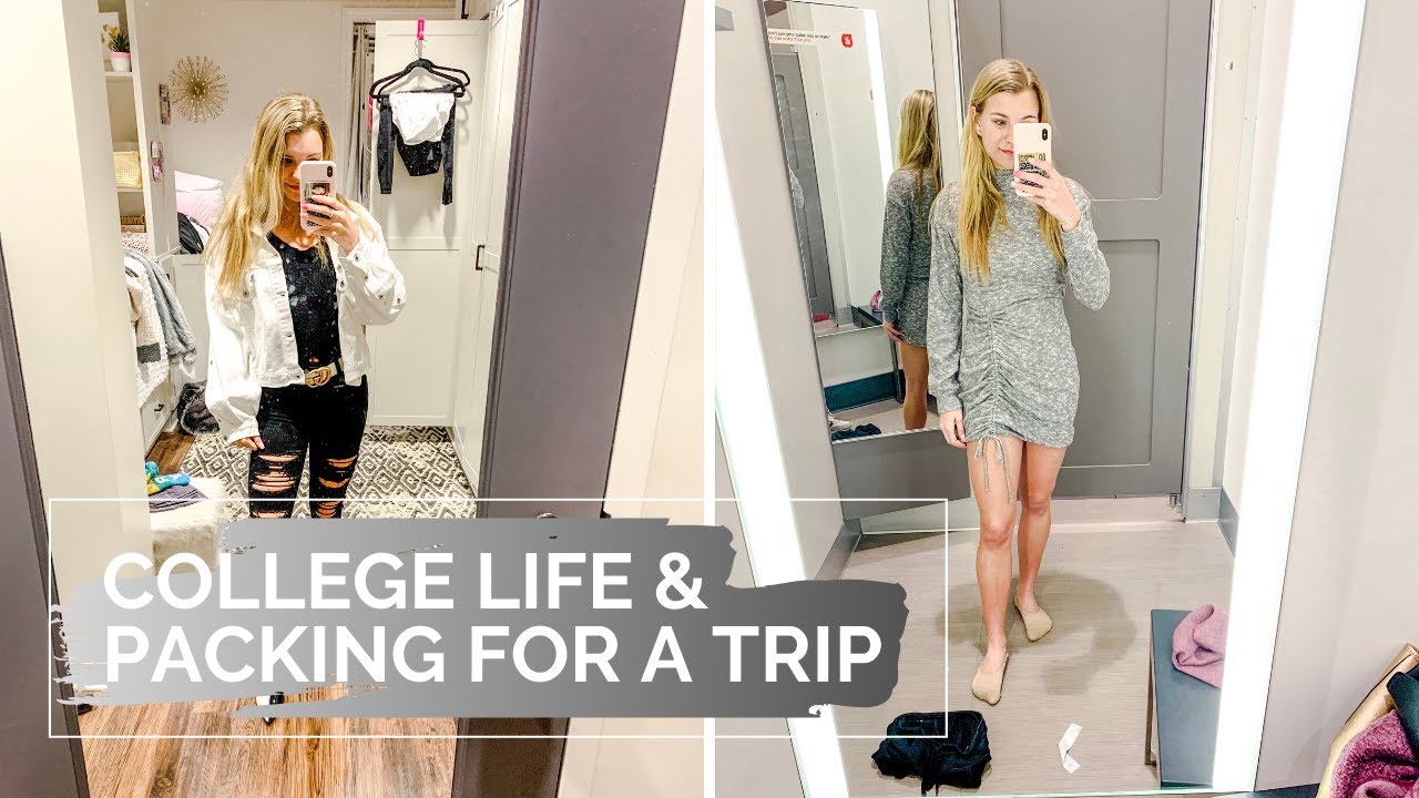 college day in my life: PACKING for a trip, dead week & finals prepping | university of alabama