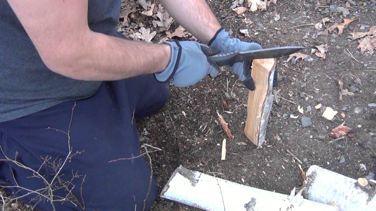 Knife Test : Schrade SCHF9 Extreme Survival Fixed Blade (Batoning)