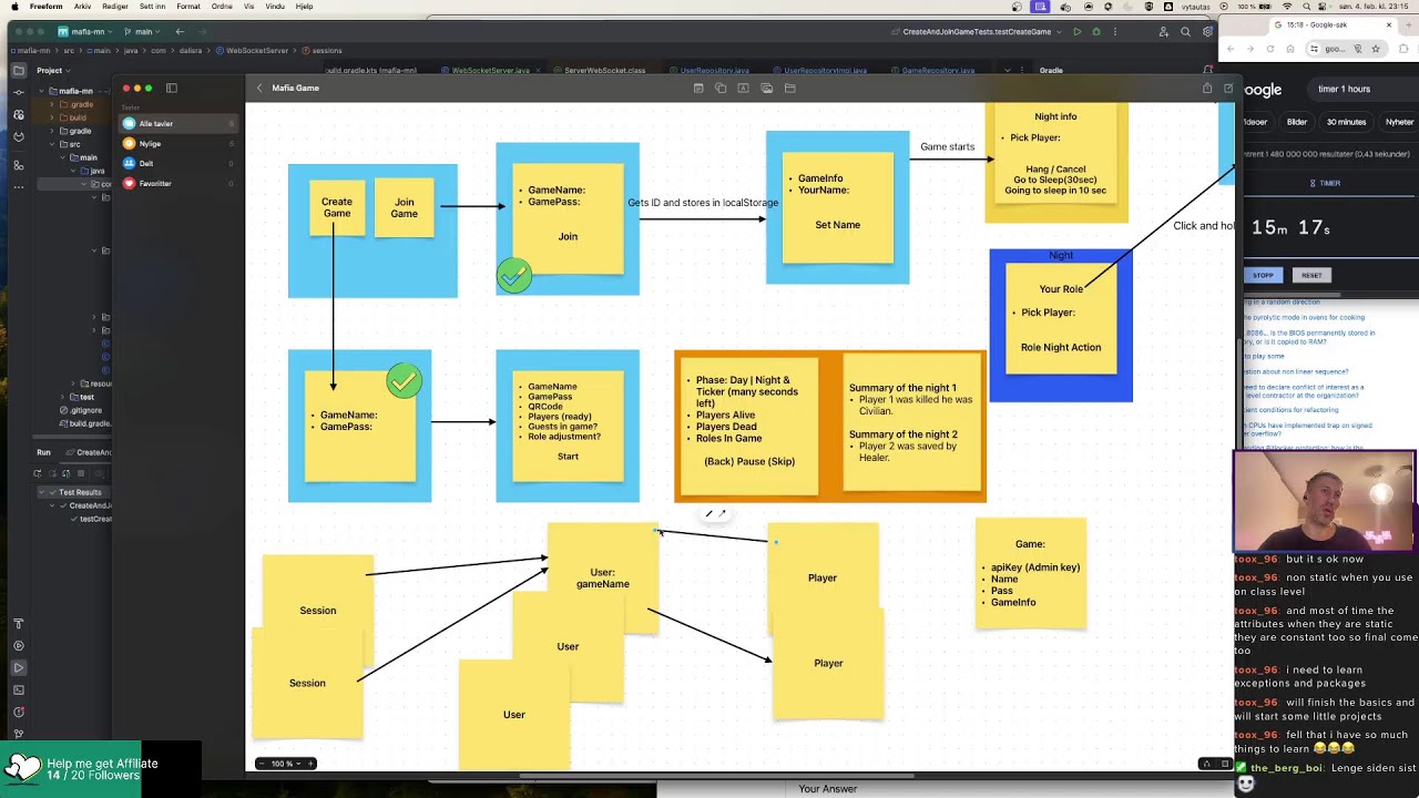 Micronaut, creating java service for Mafia Game clone.