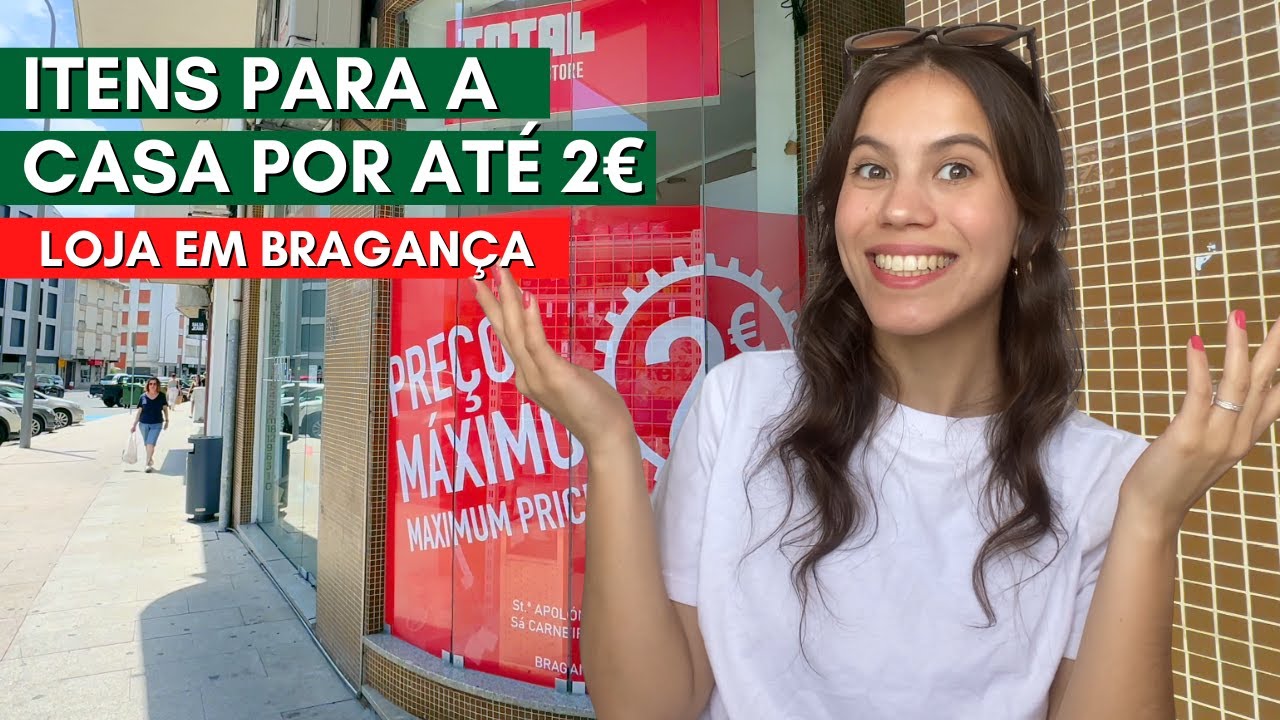LOJA EM BRAGANÇA PORTUGAL - ITENS PARA CASA DE ATÉ NO MÁXIMO 2€