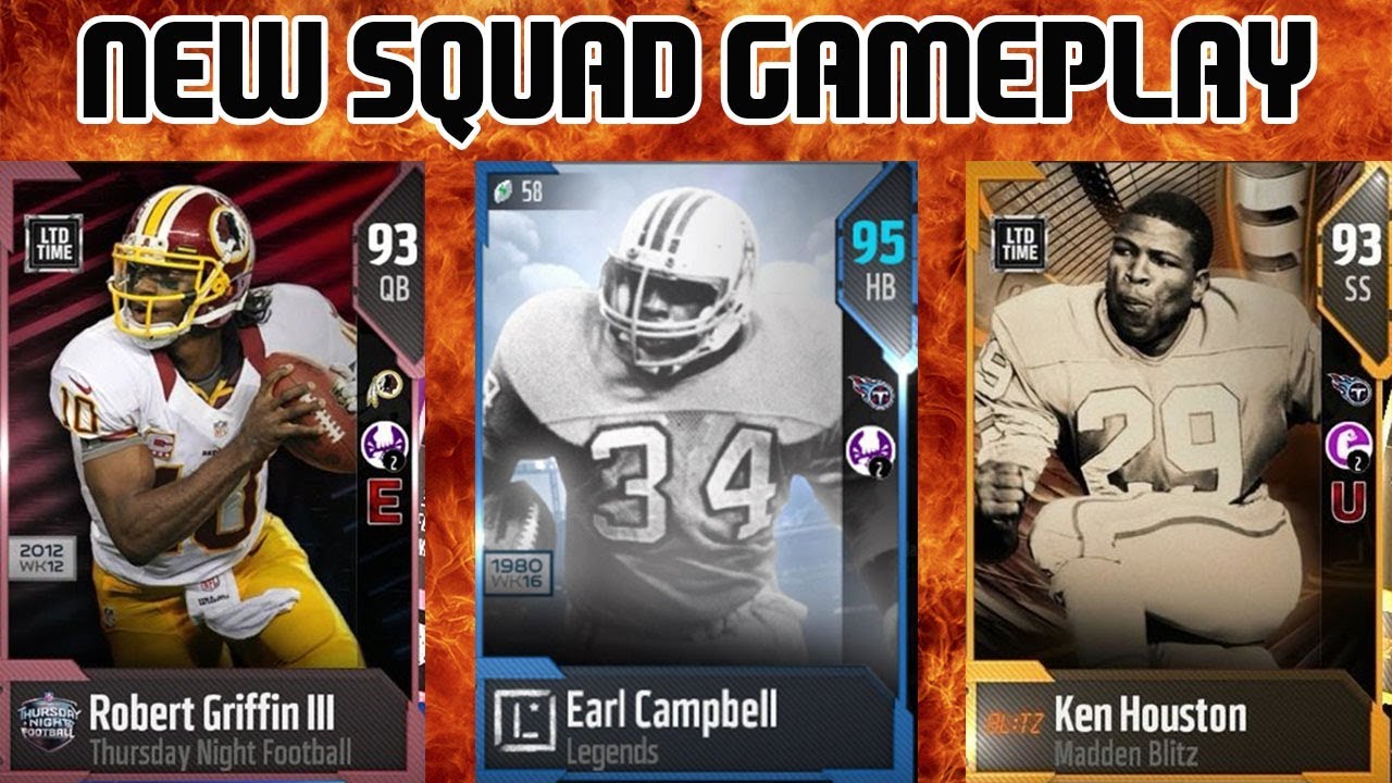 me_irl featuring RG3, Earl Campbell and Ken Houston - MUT 18 Gameplay