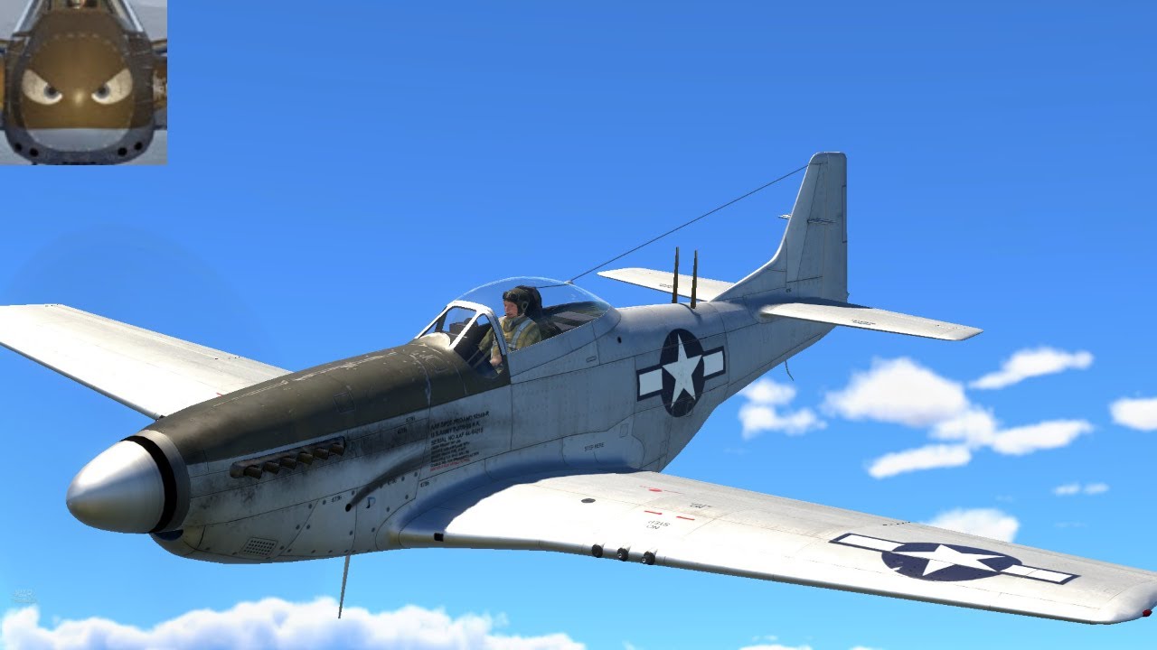 War Thunder SIM P-51D-20-NA - Игра с друзьями