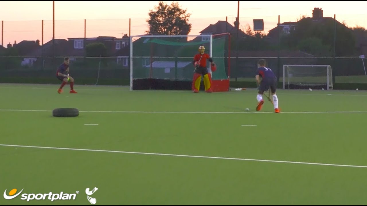 Far Post Deflection Hockey Drills