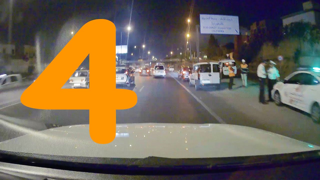 4 حوادث سير في نفس الطريق، يا إلهي | 4 Accidents