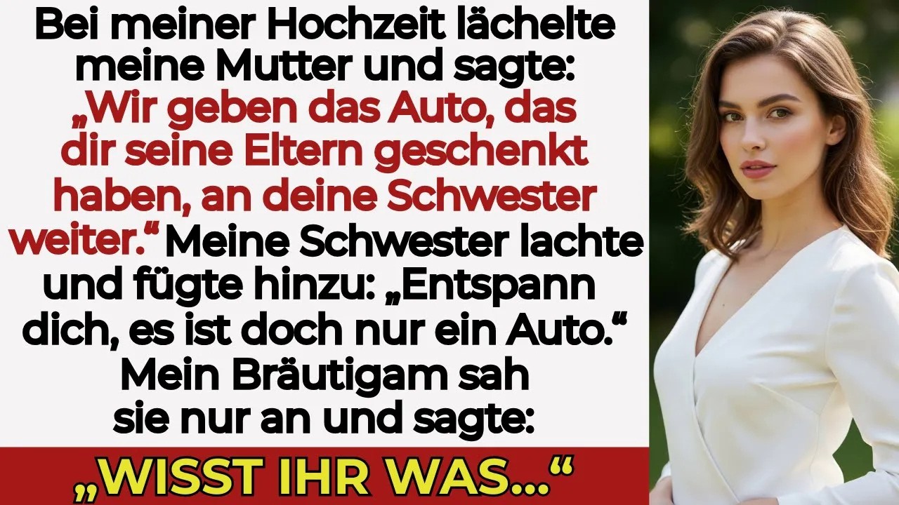 Meine Familie fuhr bei meiner Hochzeit mit dem Auto davon &mdash; am n&auml;chsten Tag verlor sie das Erbe