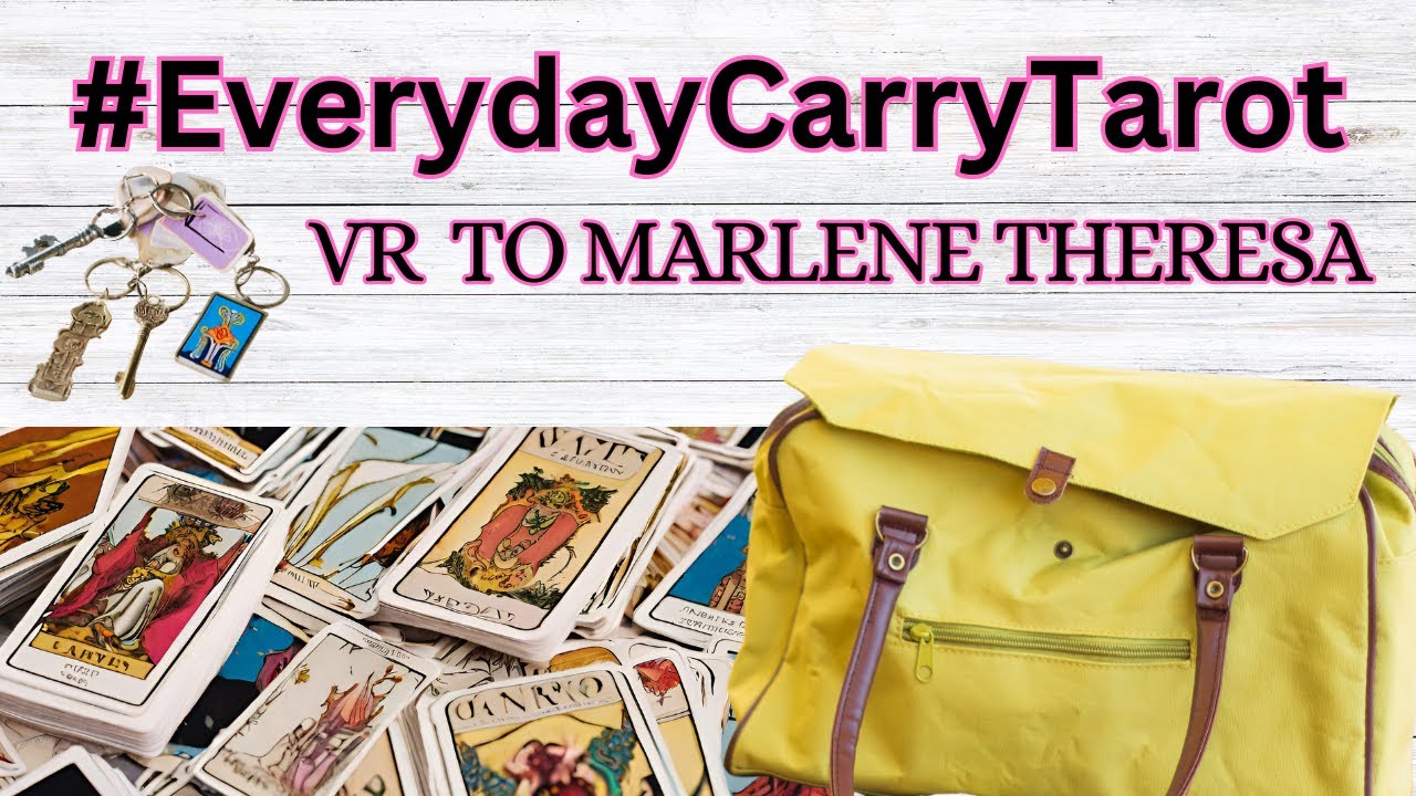 #EverydayCarryTarot VR to Marlene Theresa - Which decks do you grab on the way out the door? ✨❤️🌛