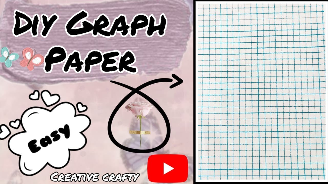 DIY Graph Paper | Easy | can be used as Pattern Paper |