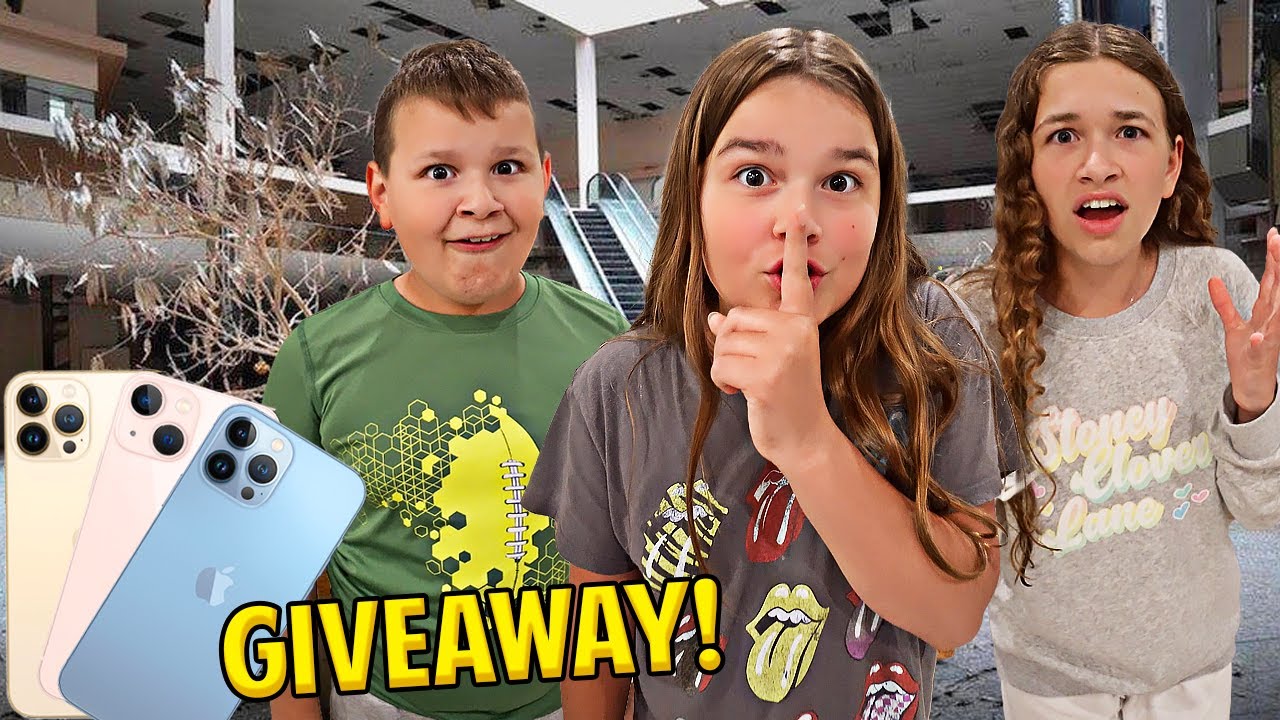 24 HOURS IN AN ABANDONED MALL!! **WINNER ANNOUNCEMENT** | JKREW