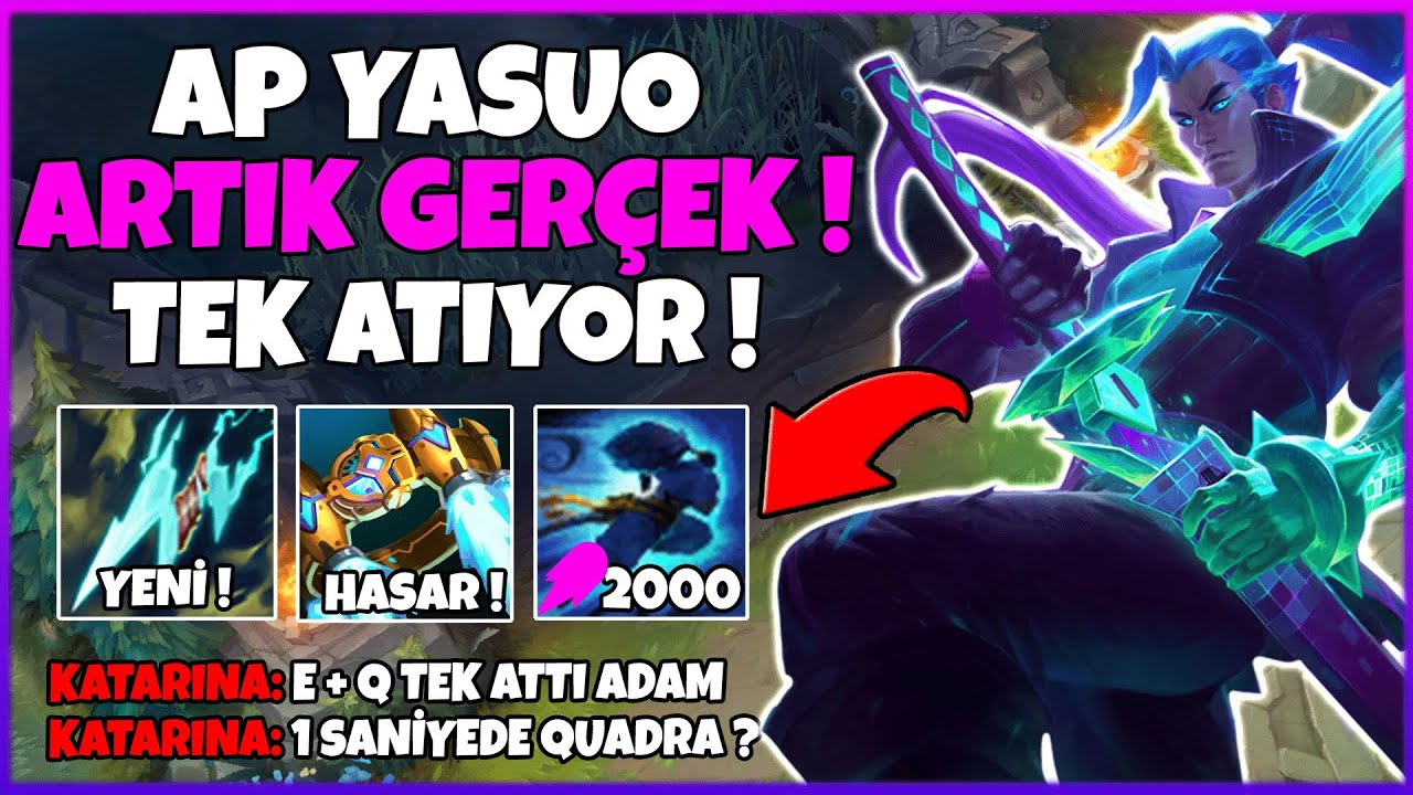 YASUO ARTIK AP ! KAYA KAYA 2000 VURUYOR 😲