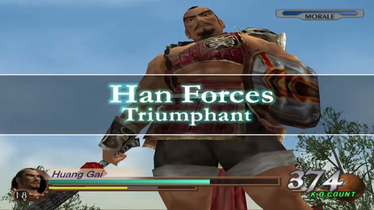 Dynasty Warriors 3 - Huang Gai - Hard Musou