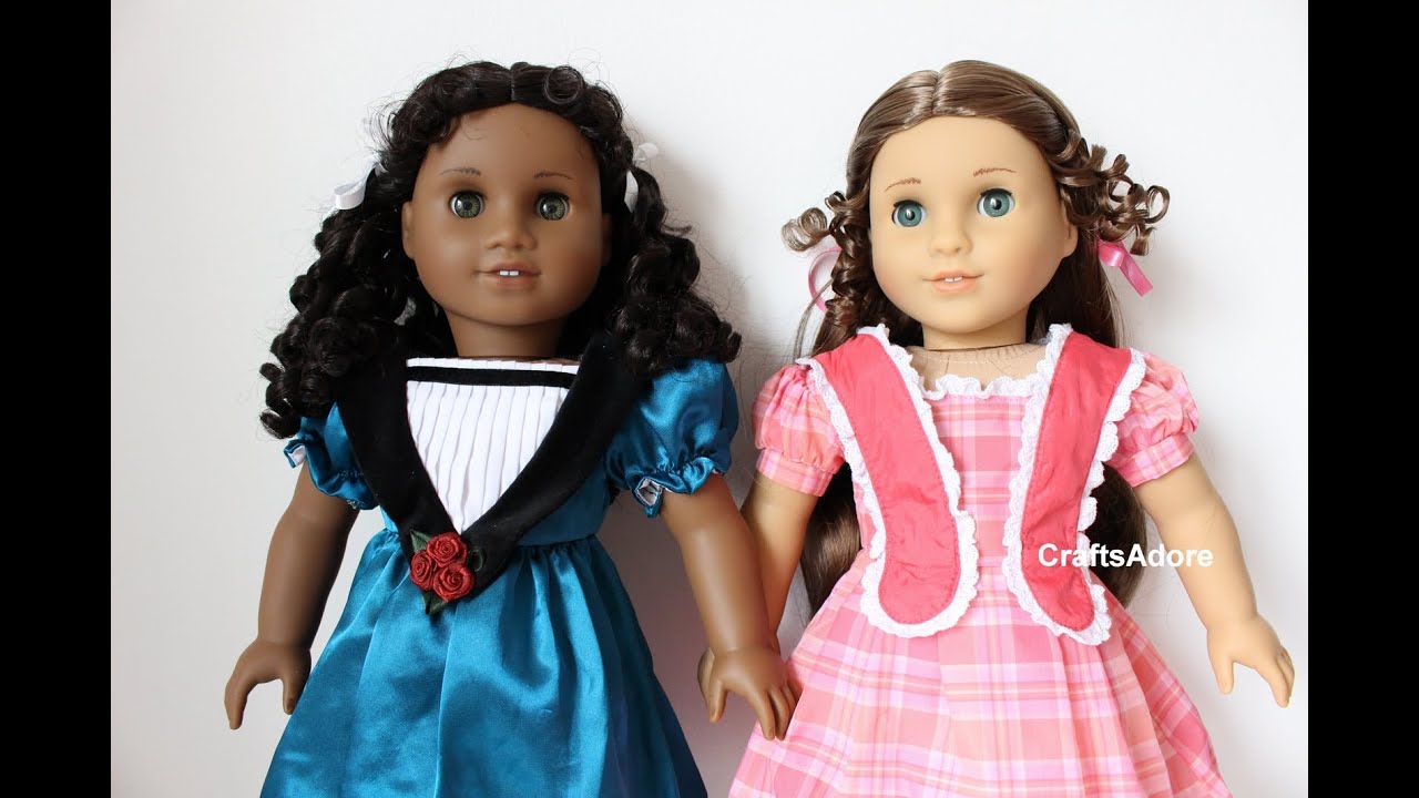Opening American Girl Dolls Cecile & Marie-Grace Historical with outfits