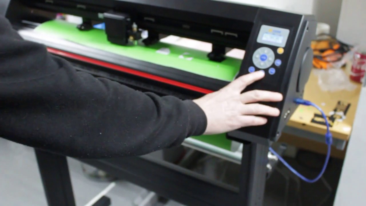 How to set-up TC631-AA and to cut vinyl out with basic design