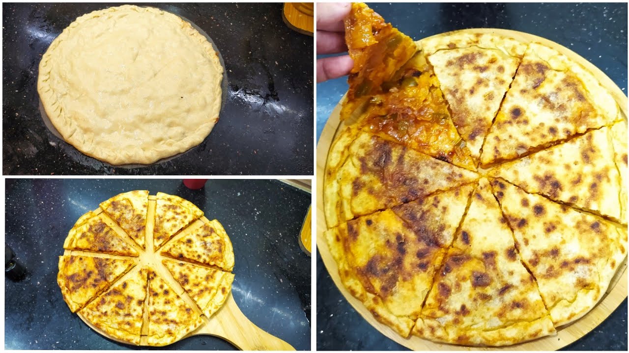 كسرة محشية بحشوة إقتصادية بمقادير بسيطة جدا ،،لذيذة😋 وسهلة التحضير