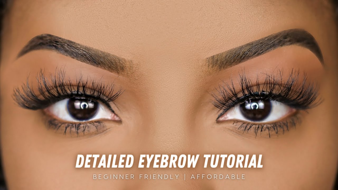 VERY DETAILED, BEGINNER FRIENDLY EYEBROW TUTORIAL | Slim Reshae