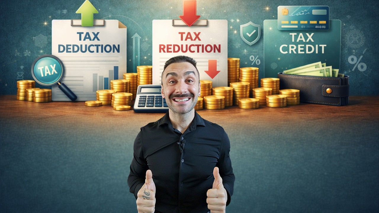 Differences between tax deduction - tax reduction -  tax credit