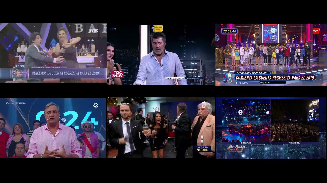 Mosaico TV Chilena - Año Nuevo 2019