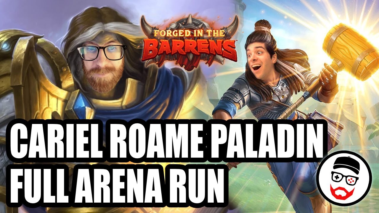 Cariel Roame Paladin Full Arena Run | Forged in the Barrens | Hearthstone