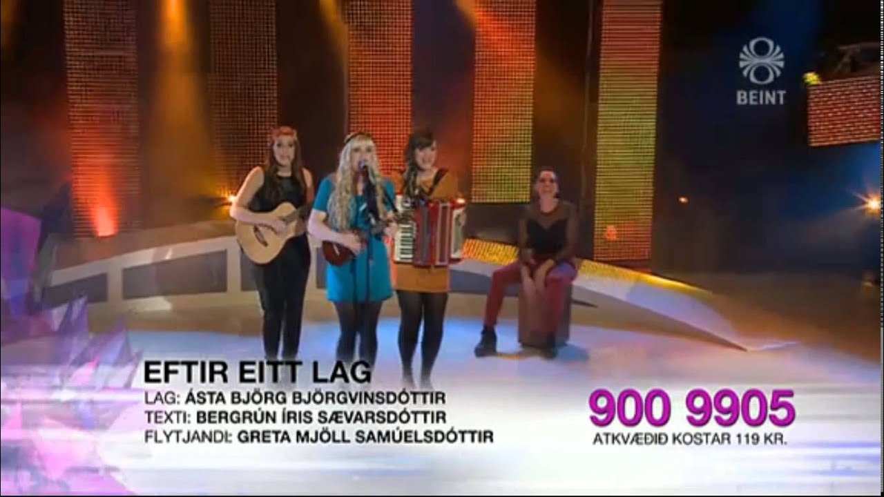 Eurovision 2014 (Iceland) : Greta Mj&ouml;ll Sam&uacute;elsd&oacute;ttir - Eftir eitt lag (Live in final)