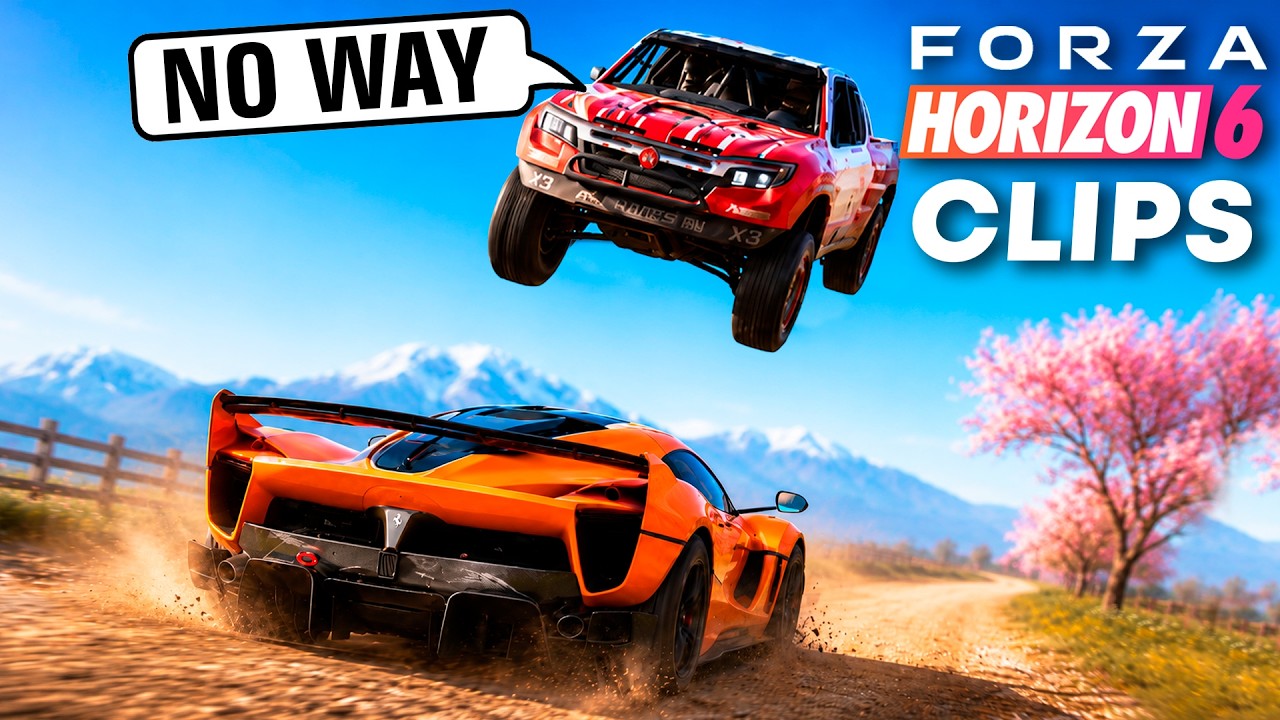 Лучшие клипы и смешные моменты Forza Horizon 6 | Часть 6