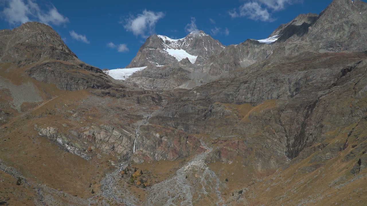 Ancient Glacial Waterfall | 2000m High in the Italian Alps | 4K ASMR